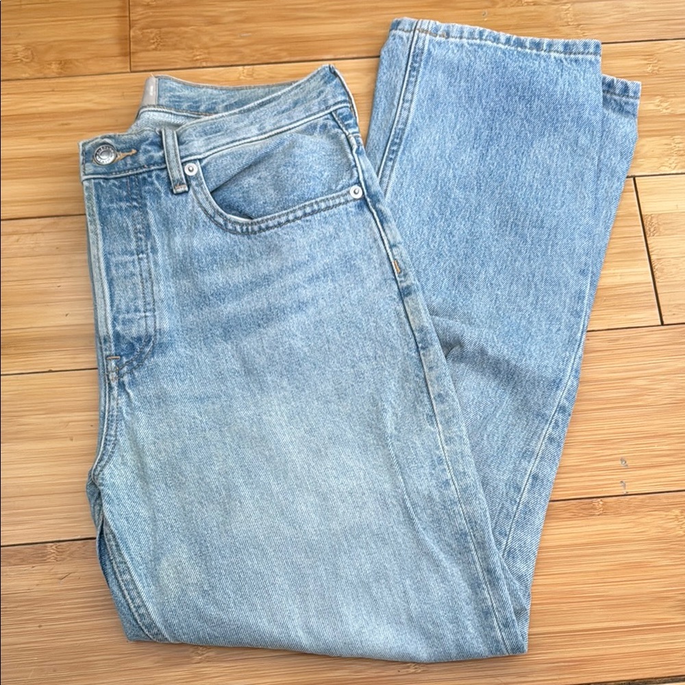 Everlane 100% Cotton Cheeky Jeans (ankle)
